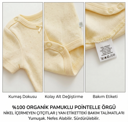 Caramell sarı bebek body ürün görseli